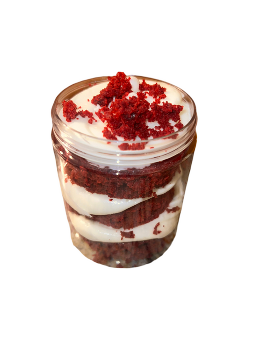 Red Velvet Cake Jars